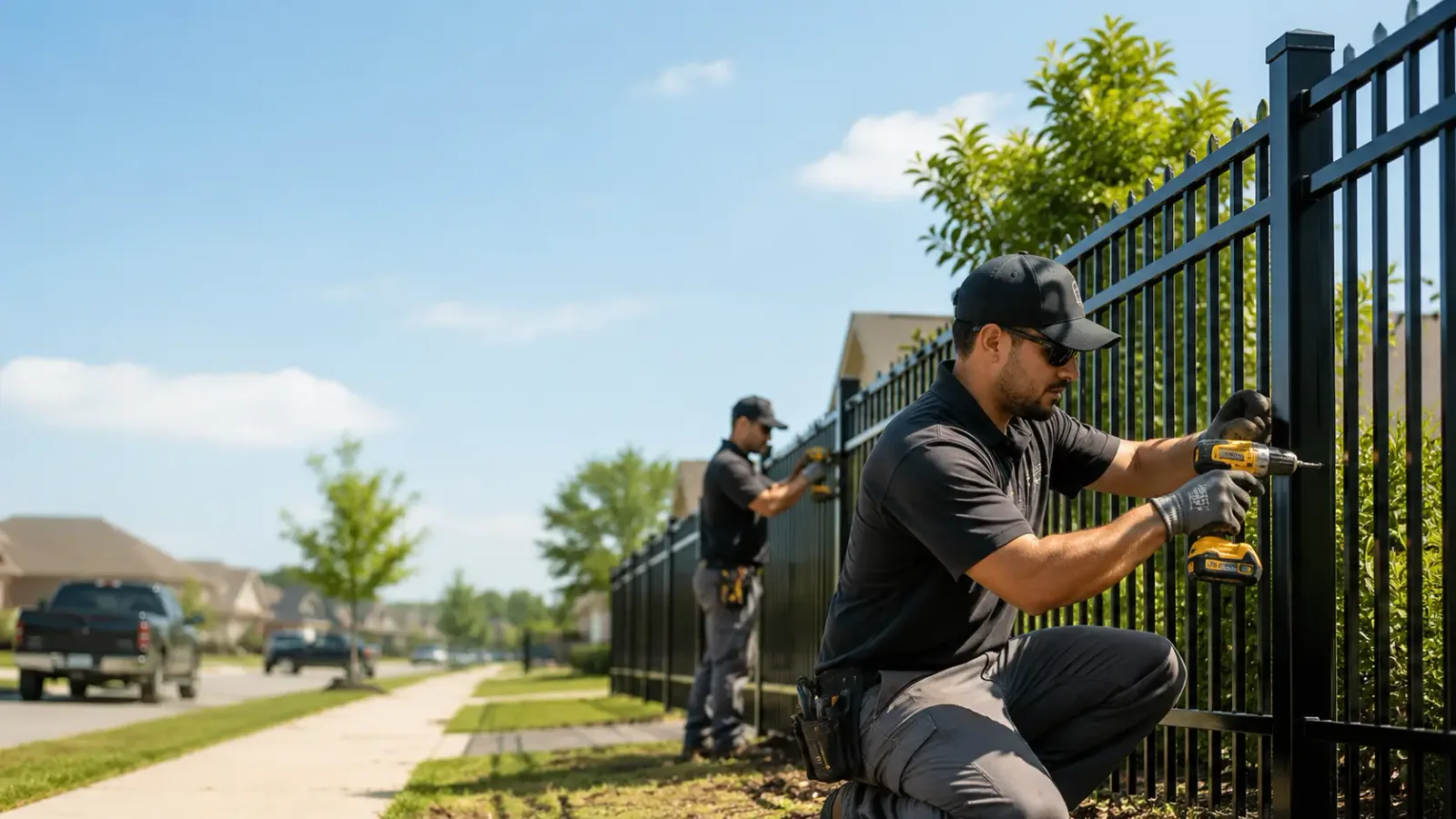 Metal Fence Installation in Six Lakes, MI